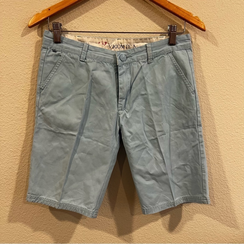 Vicomte A light blue shorts size 14